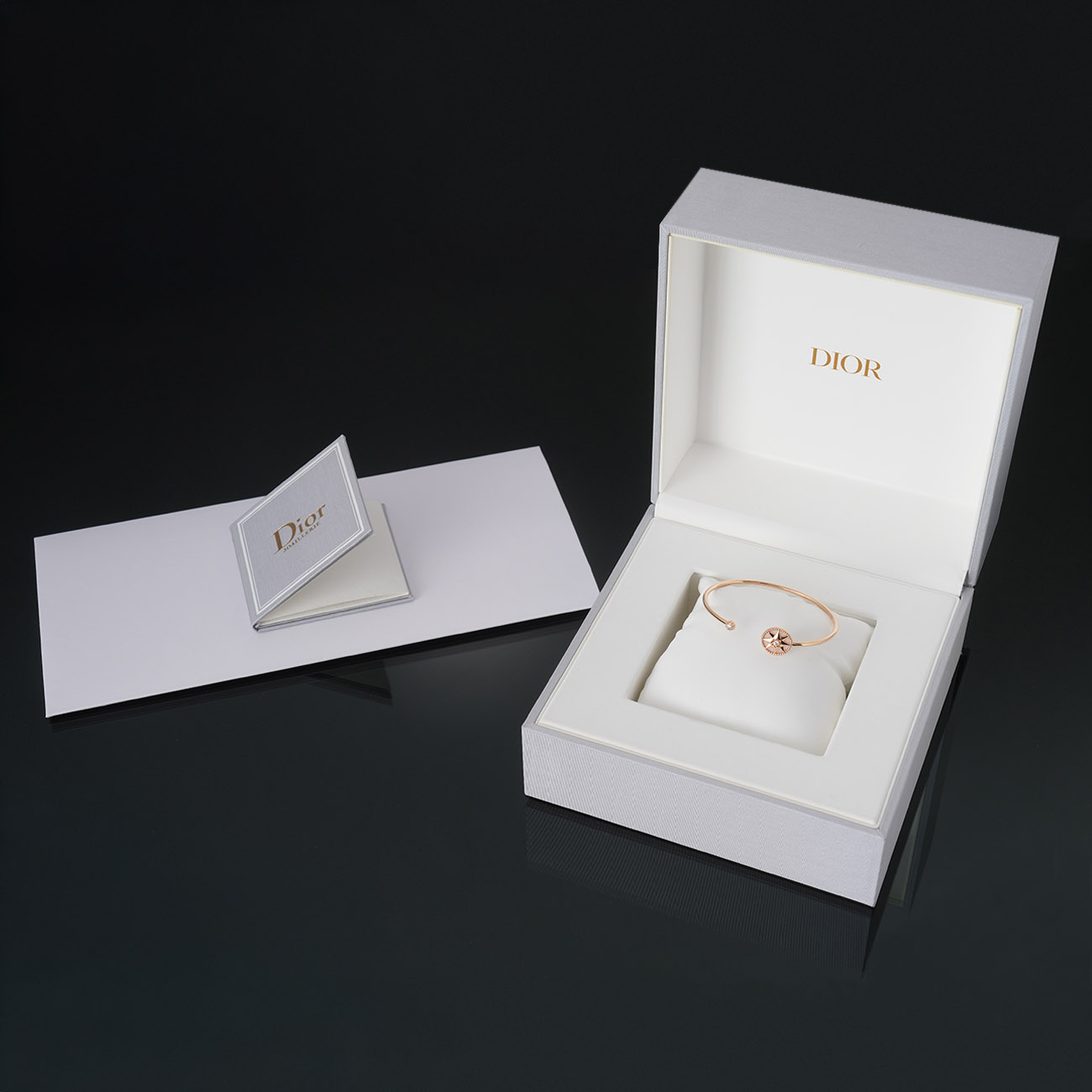 CHRISTIAN DIOR(USED)디올 로즈드방 다이아 브레이슬릿 #14.5